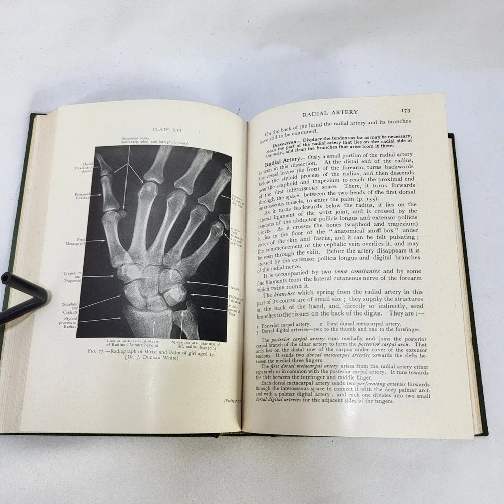 Cunningham's Manual of Practical Anatomy Vol 1 10th Ed 1940 Oxford Medical Book